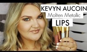 KEVYN AUCOIN MOLTEN METALLIC LIPS + NEO HIGHLIGHTER