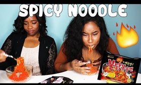 THE SPICY KOREAN RAMEN NOODLE CHALLENGE!!!