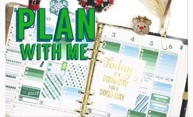 Plan with me: DECEMBER Erin Condren Life Planner Weekly Spread / Erin Condren Vertical #24