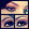 Classic warm smokey eye