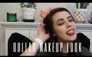 One Dollar Makeup Challenge | Testing Cheap Makeup