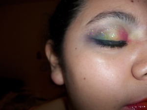 Rainbow Eye first time trying ^^