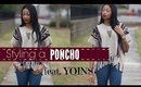 OOTD | Styling A Poncho feat. YOINS