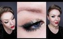 Holiday Glam Tutorial: Green, Gold, Red, Glitter