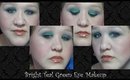 Bright Teal Green Eye Makeup