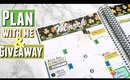 Monthly Saint Patricks Day Plan With Me, Erin Condren March Monthly Plan with Me and GIVEAWAY
