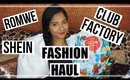 FASHION HAUL+ TRY-ON | CLUB FACTORY, ROMWE & SHEIN | Stacey Castanha