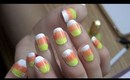 HALLOWEEN SERIES: Candy corn inspired nail tutorial
