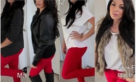 Look for Less : How to Style Red Jeans