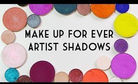 BEST. EYESHADOW. EVER. Make Up For Ever Artist Shadow Review