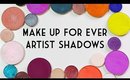 BEST. EYESHADOW. EVER. Make Up For Ever Artist Shadow Review