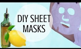 DIY Sheet Masks - Fun DIY recipes & easy ingredients! | Adozie