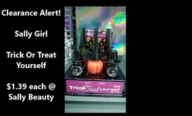 Clearance Alert! Sally Girl Trick Or Treat Yourself ($1.39 each @ Sally Beauty)