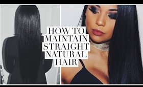 How I Preserve My Straight Hair for 4 WEEKS! | Ashley Bond Beauty