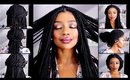QUCK AND EASY Box Braid Hairstyles | HOW TO