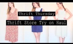 Thrift Store Try on Haul: Zara, Free People, Forever 21 & more