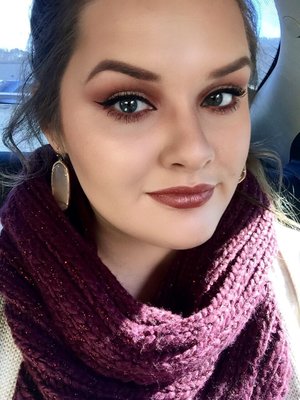 Affordable look using Marsala Shades