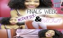 Finals Week | Makeup & Outfit