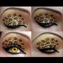 Leopard print eye