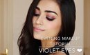 Evening Makeup Tutorial | Violet Eyes ❤