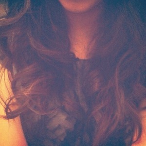 Curls done with a straightener :)