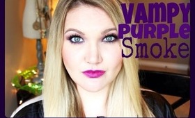 ★TUTORIAL | VAMPY PURPLE SMOKEY LOOK★