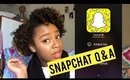 Snapchat Q&A | BeautybyTommie