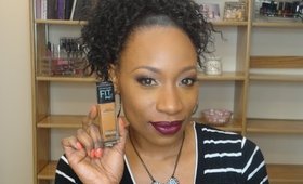 My review and thoughts on the Mayballine Fit Me matte + Poresless foundation and Demo