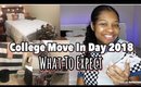 College Move In Day 2018 | (Vlog footage, Advice, Tips, Packing,My Experience)