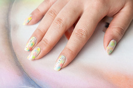 Tie-Dye and Glitter Nail Tutorial from Star Blogger Chelsea King!