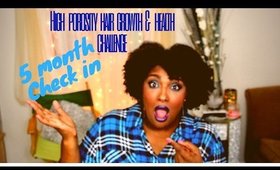 5 Month High Porosity Hair growth Challenge