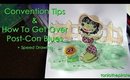 Con Tips & How to Rid Post-Con Blues {+ Speed Drawing}