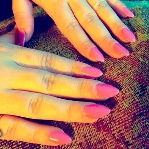 barbie stilettos done by me. 💅
