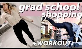 Back to School Shopping + Leg Workout!