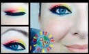 Autism Awareness month colorful makeup tutorial with Loliloooo