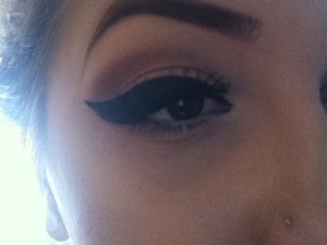 My eyeliner is on point today and I'm loving it :) 