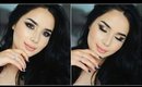 Easy Gold/Black makeup| مكياج ذهبي و اسود