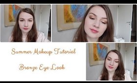 Summer Makeup Tutorial: Bronze Eye Look