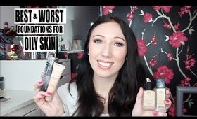 The BEST + WORST Foundations for OILY SKIN! | Chloe Luckin