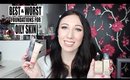 The BEST + WORST Foundations for OILY SKIN! | Chloe Luckin