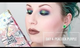 URBAN DECAY BASQUIAT - DAY 4: PEACOCK PURPLE | 1 PALETTE FOR A WEEK