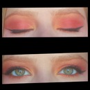 Fire inspired makeup
