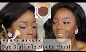 BRONZER ON DARK SKIN? MOCHA MAMI FENTY BEAUTY | Rachael Nalumu