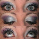 Purple smokey eye 