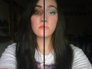 I created this make-up for Star Wars Day (may 4th). Representing the Sith (Dark side) and the Jedi (The Light).