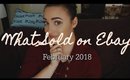 What Sold on Ebay February 2018 | Why I don't use Media Mail for Video Games or DVD's