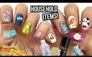 10 Nail Art Designs Using HOUSEHOLD ITEMS! | The Ultimate Guide #10