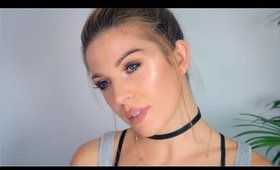 Natural glam make up look