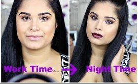 Full Face Work To Night Time Makeup Tutorial