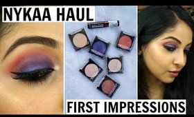 NYKAA MAKEUP HAUL & First Impressions 💄 💕 | Makeup Obsession London & Nicka K | Stacey Castanha